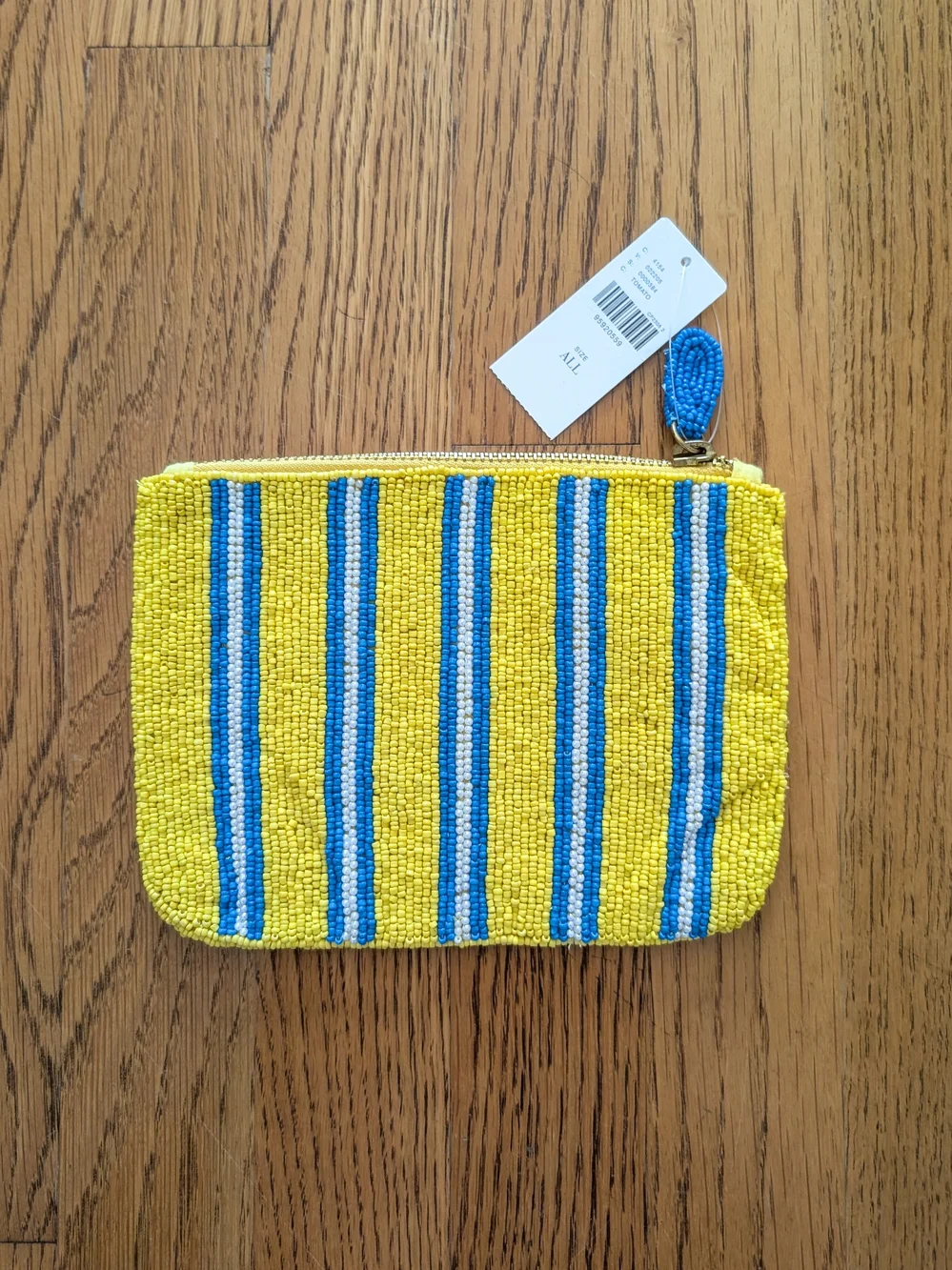 (NWT) Anthropologie Fiona Beaded Tomato Pouch / Clutch by Maeve